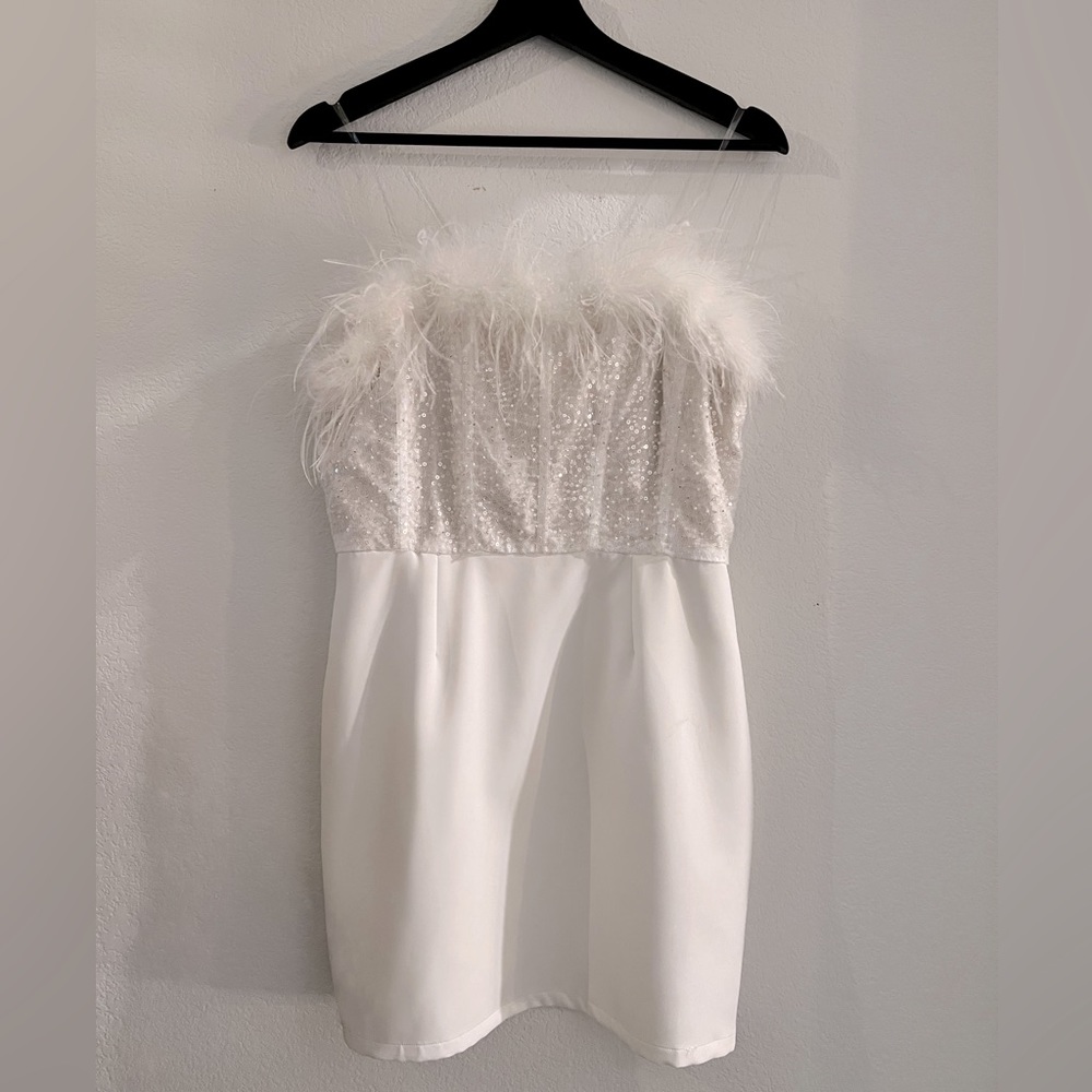 12th Tribe Mini Dress - White